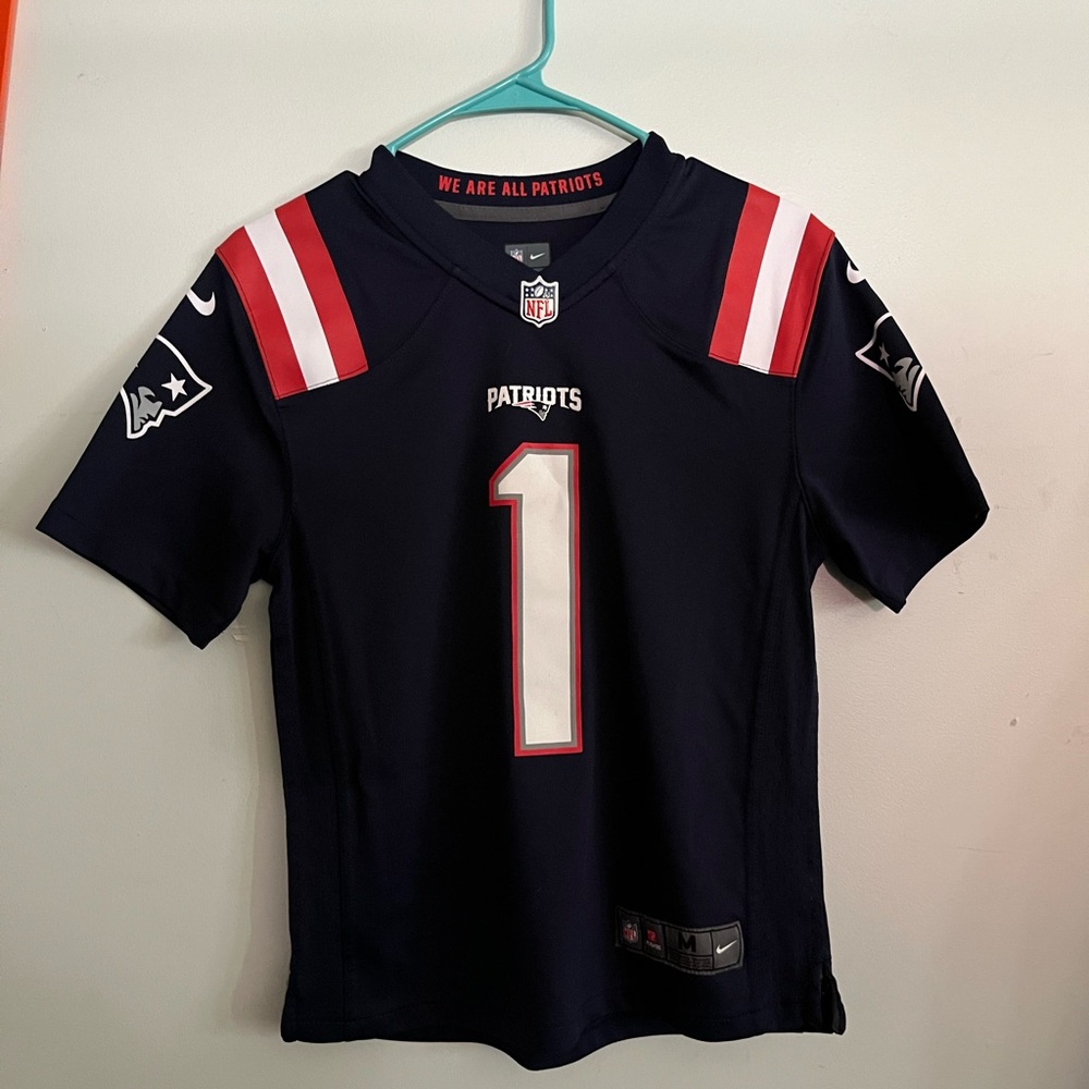 Patriots NIKE Kids' Navy Blue Jersey - NEWTON size 10/12
